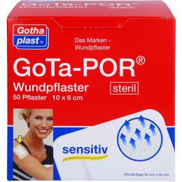 GOTA-POR Wundpflaster steril 60x100 mm 50 St.