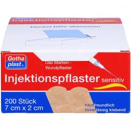 GOTHAPLAST Injektionspfl.sensitiv 2x7 cm 200 St.