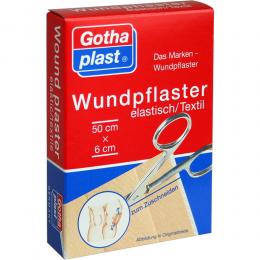GOTHAPLAST WUNDPFLASTER ELASTISCH 50CMX6CM 1 St Pflaster