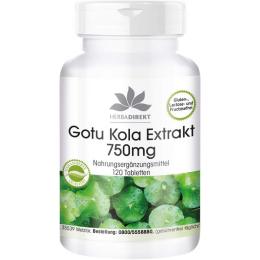 GOTU Kola Extrakt 750 mg Tabletten 120 St. (161 g)