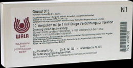 GRANAT D 15 Ampullen 10X1 ml