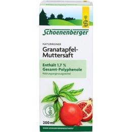 GRANATAPFEL MUTTERSAFT Schoenenberger 200 ml (200 ml)