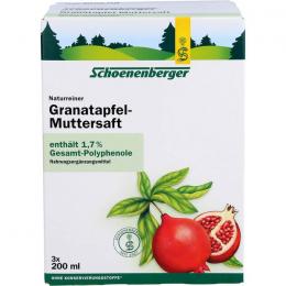 GRANATAPFEL MUTTERSAFT Schoenenberger Heilpfl.S. 600 ml