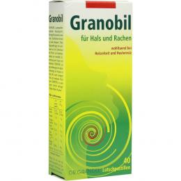 Ein aktuelles Angebot für GRANOBIL Grandel Pastillen 40 St Pastillen Halsschmerzen - jetzt kaufen, Marke Dr. Grandel GmbH, Geschäftsbereich Nahrungsergänzung.