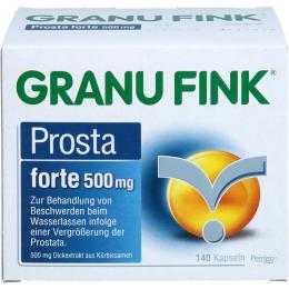 GRANU FINK Prosta forte 500 mg Hartkapseln 140 St.