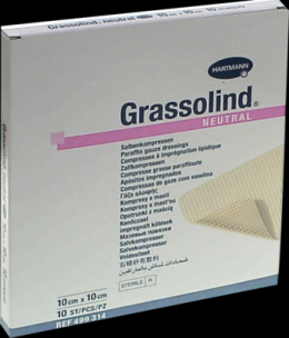 GRASSOLIND Salbenkompressen 10x10 cm steril 10 St