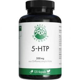 GREEN NATURALS 5-HTP 200 mg veg.aus Griffonia Kps. 120 St.
