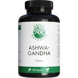 GREEN NATURALS Ashwagandha 2500mg hochdos.veg.Kps. 180 St.