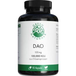 GREEN NATURALS DAO 100mg veg.zum Histaminabbau Kps 90 St. (37 g)