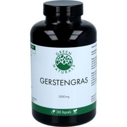 GREEN NATURALS Gerstengras 3000 mg vegan Kapseln 240 St. (209 g)