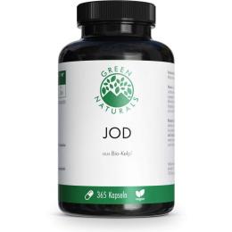 GREEN NATURALS Jod aus Bio-Kelp 200 µg Kapseln 365 St. (166 g)