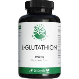 GREEN NATURALS L-Glutathion 1400 mg vegan Kapseln 90 St.