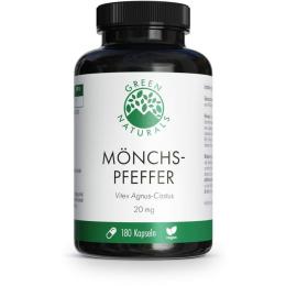GREEN NATURALS Mönchspfeffer 20mg hochdosiert Kps. 180 St. (76 g)