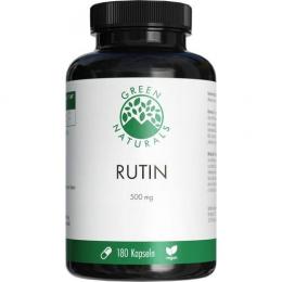 GREEN NATURALS Rutin 500mg Sophora Japoni.veg.Kps. 180 St.