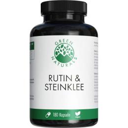 GREEN NATURALS Rutin & Steinklee 500 mg vegan Kps. 180 St. (115 g)