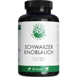 GREEN NATURALS schwarzer Knoblauch 750mg vegan Kps 180 St.