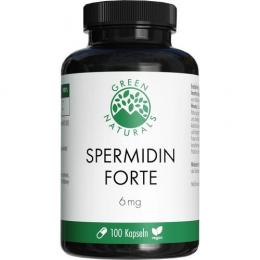 GREEN NATURALS Spermidin Forte 6 mg vegan Kapseln 100 St.