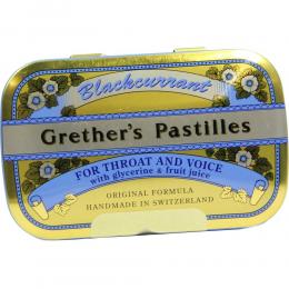 Grethers Blackcurrant Gold zuckerhaltige Pastillen 60 g Pastillen