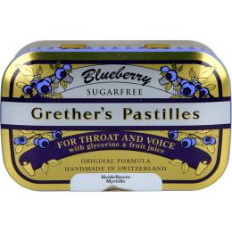 GRETHERS Blueberry zuckerfrei Pastillen 110 g (110 g)