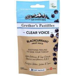 GRETHERS SWISSHERBS Clear Voice blackcurrant 45 g