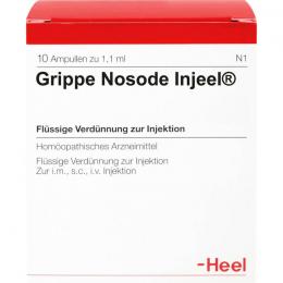 GRIPPE NOSODE Injeel Ampullen 10 St.