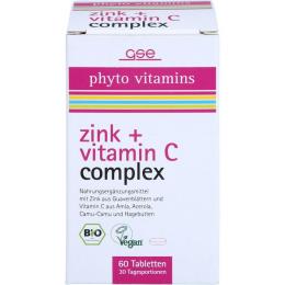 GSE Zink+Vitamin C Complex Bio Phyto Vitamins Tab. 60 St.