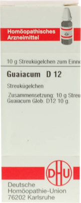 GUAIACUM D 12 Globuli 10 g