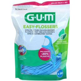 GUM EASY-FLOSSERS Zahnseide inkl.Halter 90 St.