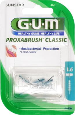 GUM Proxabrush Ersatzbrsten 0,7 mm Tanne 8 St