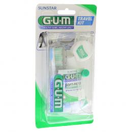 Ein aktuelles Angebot für GUM Travel Kit Zahnbürste+Zahnseide+Zahnpasta 1 St ohne Mundpflegeprodukte - jetzt kaufen, Marke Sunstar Deutschland GmbH.