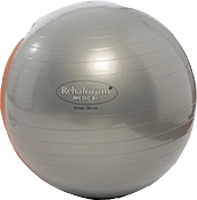 GYMNASTIKBALL Rehaforum 65 cm silber metallic 1 St