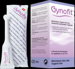 GYNOFIT Vaginal Gel a.Bas.v.Milchsure+Glycoge 6X5 ml