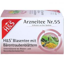 H&S Blasentee mit Bärentraubenblätter Filterbeutel 40 g