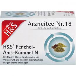 H&S Fenchel-Anis-Kümmel N Filterbeutel 40 g