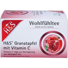 H&S Granatapfel mit Vitamin C Filterbeutel 40 g