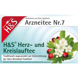 H&S Herz Kreislauf Tee Filterbeutel 40 g