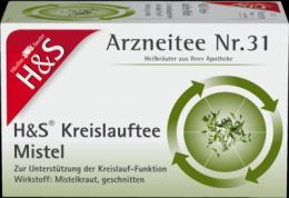 H&S Kreislauftee Mistel Filterbeutel 20X2.0 g