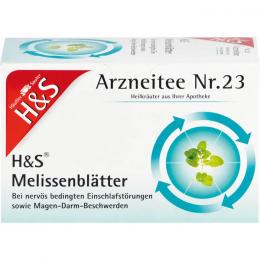 H&S Melissenblätter Filterbeutel 30 g