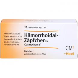 HÄMORRHOIDAL Zäpfchen N Cosmochema 12 St.