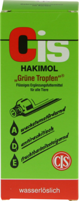 HAKIMOL grne wasserlsl.Tropfen vet. 100 ml