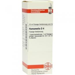 HAMAMELIS D 4 Dilution 20 ml