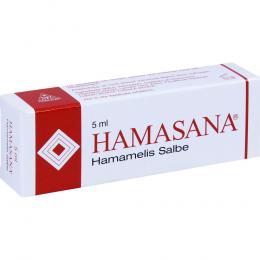 HAMASANA Hamamelis Salbe 5 g Salbe