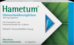 HAMETUM Hmorrhoiden Zpfchen 25 St
