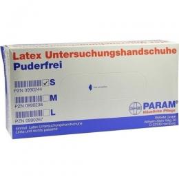 HANDSCHUHE Einmal Latex puderfrei S 100 St.