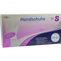 HANDSCHUHE Einmal Vinyl puderfrei S 100 St Handschuhe