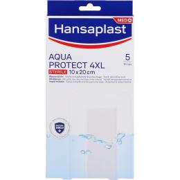 HANSAPLAST Aqua Protect Wundverb.steril 10x20 cm 5 St.