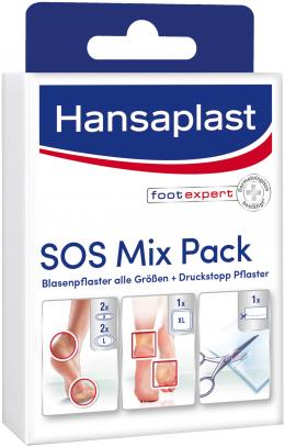 HANSAPLAST Blasenpflaster SOS Mix Pack 6 St Pflaster