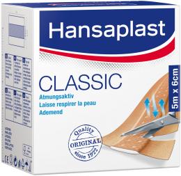 Hansaplast Classic 5mx6cm 1 St Pflaster