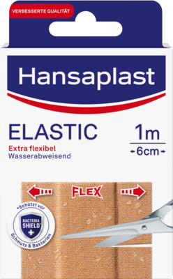 HANSAPLAST Elastic Pflaster 6 cmx1 m 1 St