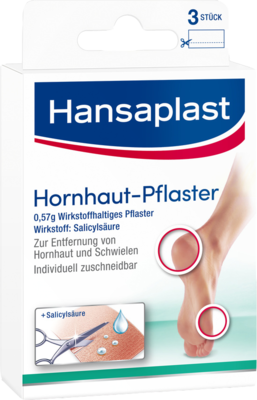 HANSAPLAST Hornhautpflaster 3 St